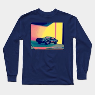 Muscle car art poster Long Sleeve T-Shirt